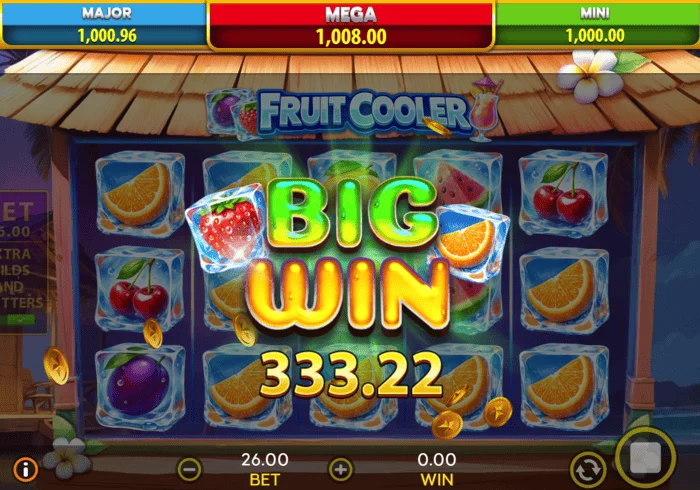Fruit Cooler großer Gewinn